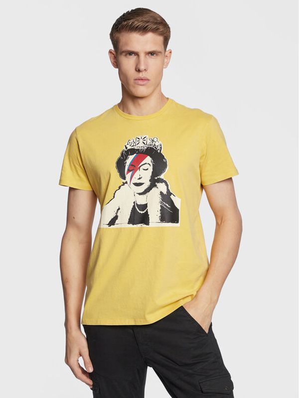 Guess Guess T-shirt Queen M3RI1U KBDL0 Žuta Regular Fit