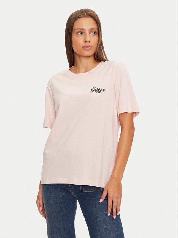 Guess Guess T-shirt W4BI55 K8HM0 Bež Oversize