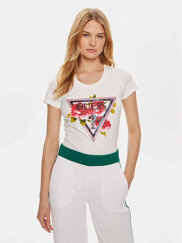 Guess Guess T-shirt W4YI71 J1314 Bijela Regular Fit