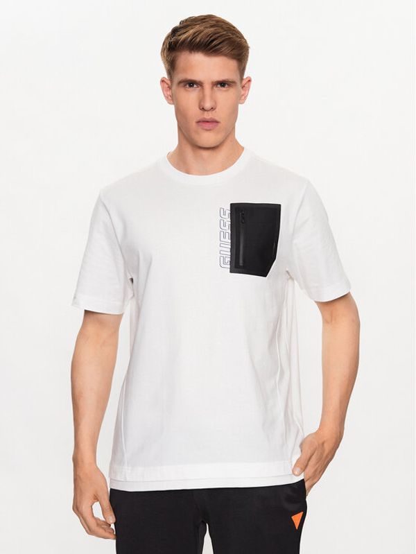 Guess Guess T-shirt Z3YI00 I3Z14 Bijela Boxy Fit