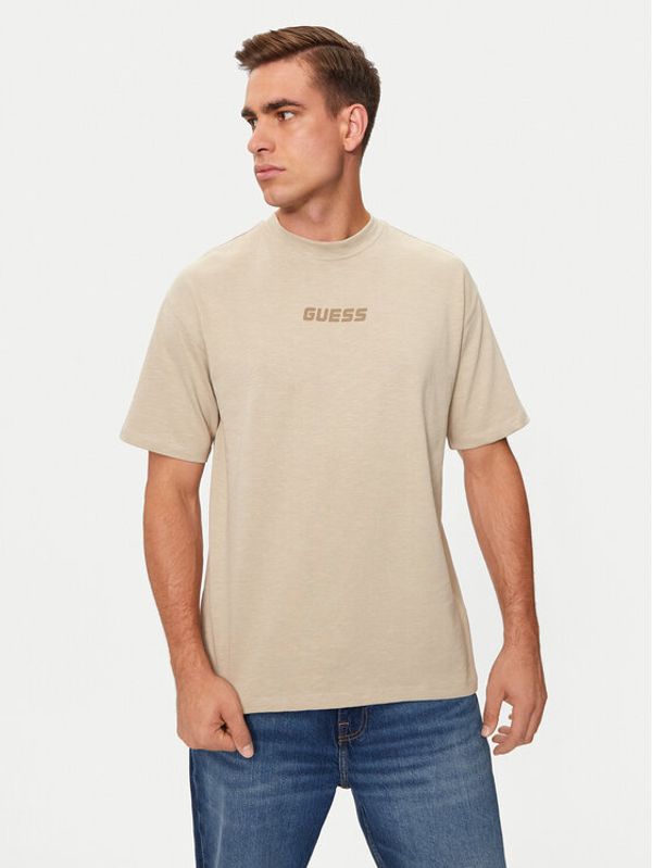 Guess Guess T-shirt Z4BI00 KCE21 Bež Regular Fit