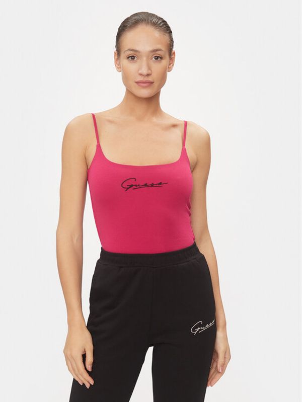 Guess Guess Top Signature V4RP06 J1314 Ružičasta Regular Fit