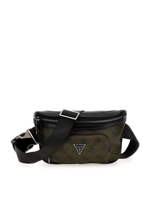 Guess Guess Torbica oko struka Vezzola Smart Mini Bags HMEVZL P3231 Kaki