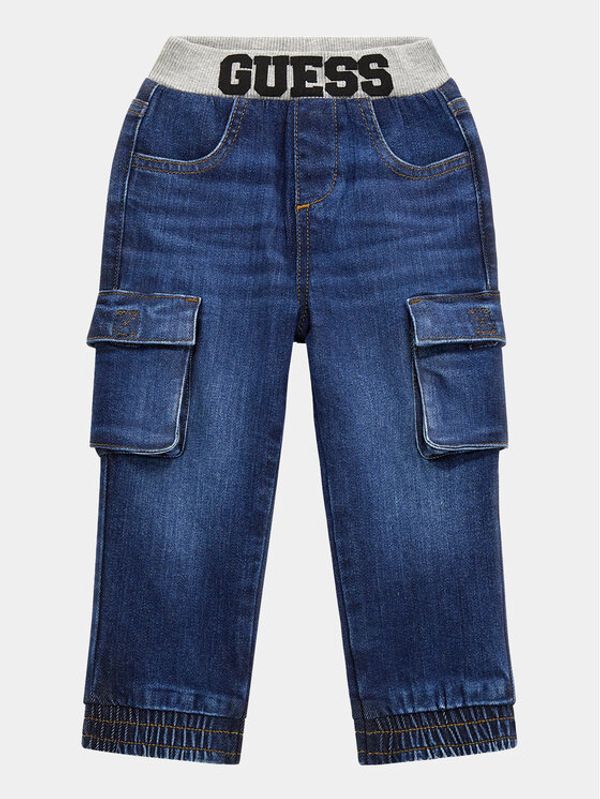 Guess Guess Traperice Cargo N4RA01 D4GV0 Tamnoplava Relaxed Fit