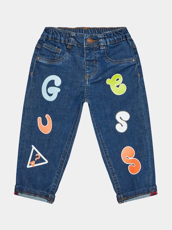 Guess Guess Traperice N3YA04 D4CA0 Tamnoplava Loose Fit