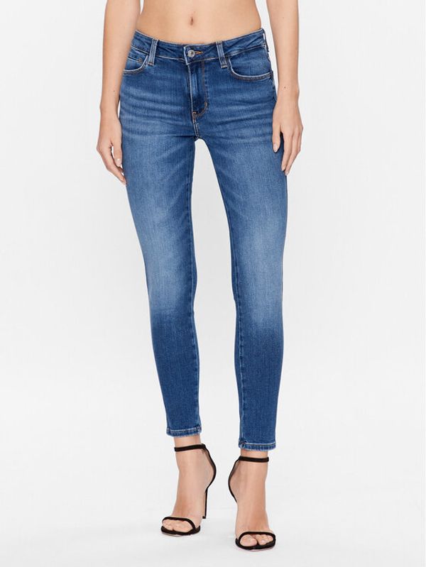 Guess Guess Traperice W3YAJ3 D52Q2 Plava Skinny Fit