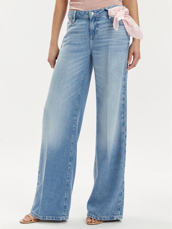 Guess Guess Traperice W4GA96 D5B92 Plava Wide Leg