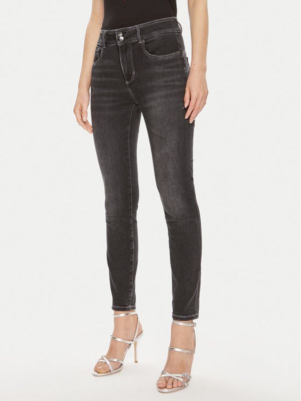 Guess Guess Traperice W4YA25 D5DY1 Crna Slim Fit