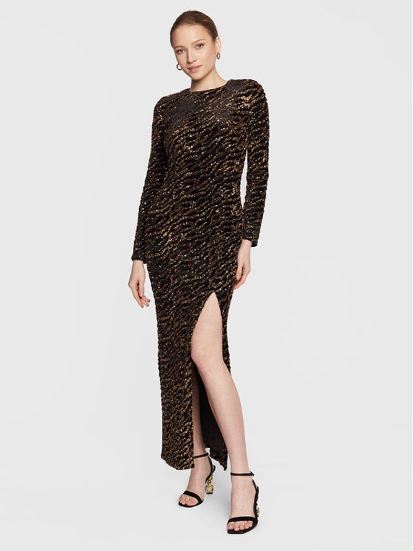 Guess Guess Večernja haljina W3RK82 KBJD0 Crna Slim Fit