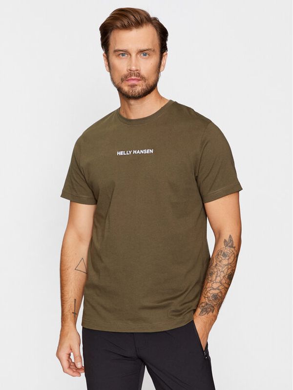 Helly Hansen Helly Hansen T-shirt Core Graphic 53936 Zelena Regular Fit