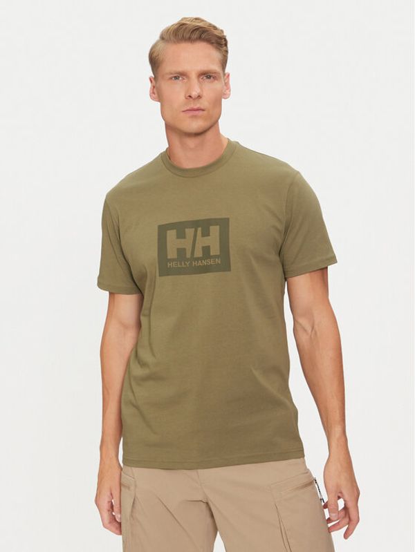 Helly Hansen Helly Hansen T-shirt HH Box 53285 Zelena Regular Fit