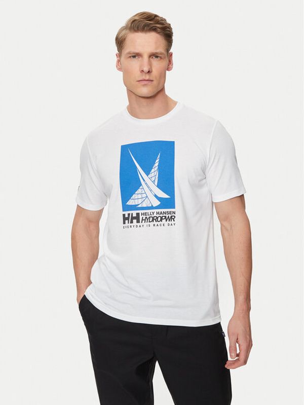 Helly Hansen Helly Hansen T-shirt Hp Race Graphic T-Shirt 34419 Bijela Regular Fit