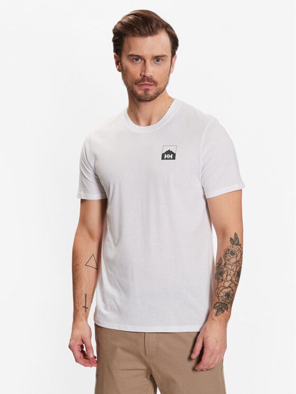 Helly Hansen Helly Hansen T-shirt Nord Graphic 62979 Bijela Regular Fit