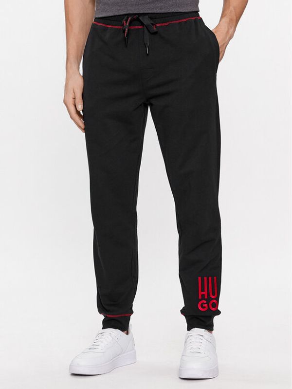 Hugo Hugo Donji dio trenerke Logo 50510541 Crna Relaxed Fit