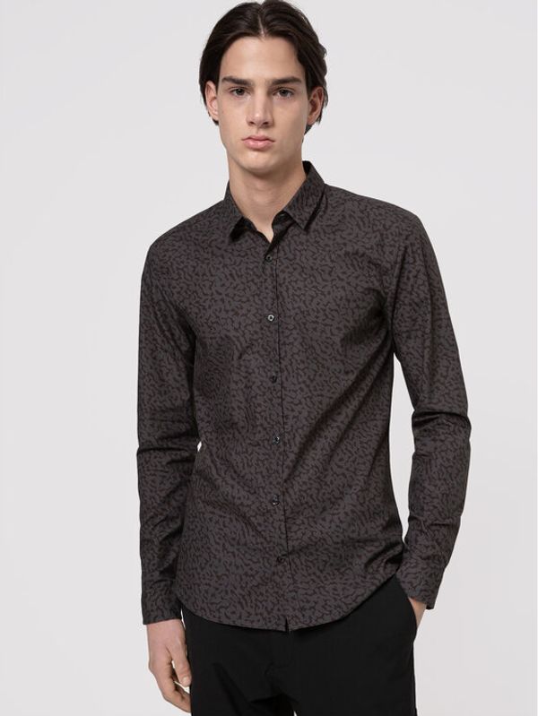 Hugo Hugo Košulja Ero3-W 50449762 Crna Extra Slim Fit