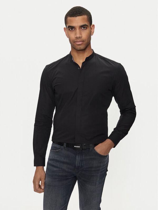 Hugo Hugo Košulja Kaleb 50519834 Crna Slim Fit