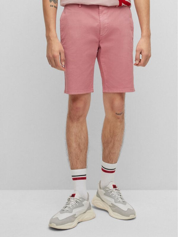 Hugo Hugo Kratke hlače 50471182 Ružičasta Slim Fit