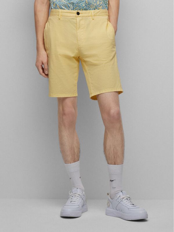Hugo Hugo Kratke hlače 50471182 Žuta Slim Fit