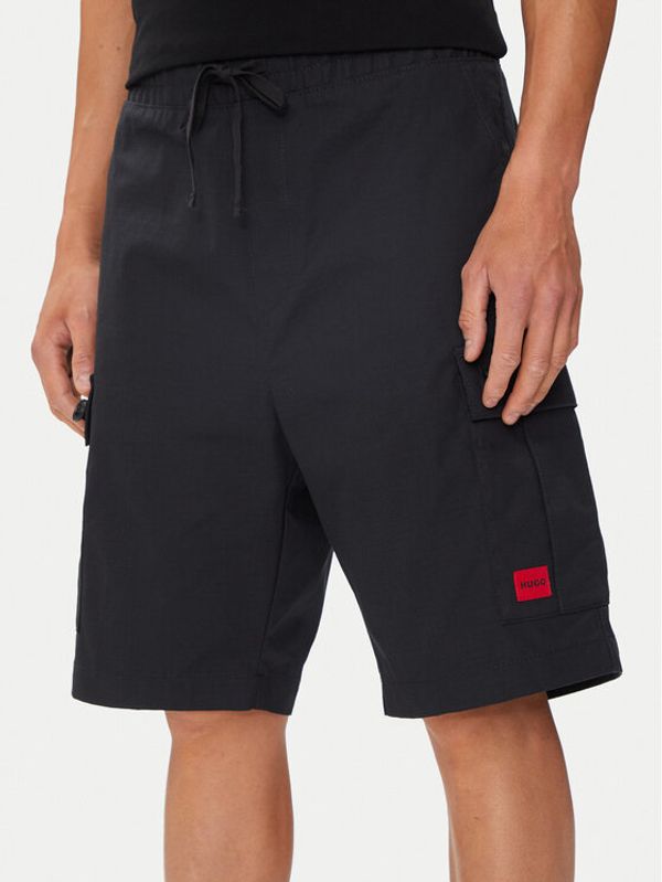Hugo Hugo Kratke hlače Garlio242 50510594 Crna Regular Fit