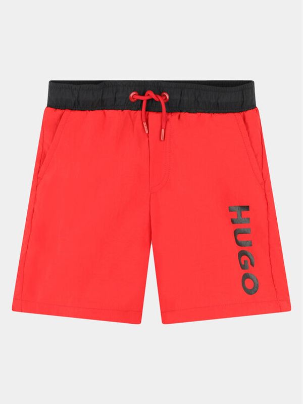 Hugo Hugo Kupaće gaće i hlače G00002 D Crvena Regular Fit