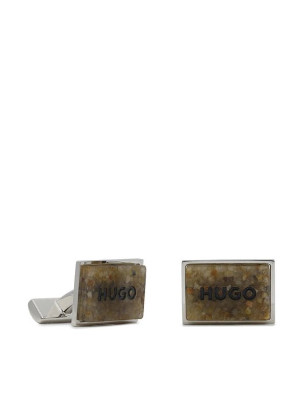 Hugo Hugo Manžete za košulju E-Stone 50476912 Srebrna