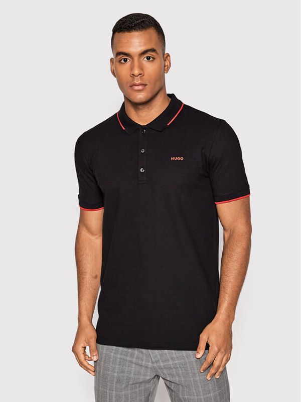 Hugo Hugo Polo Dinoso222 50467344 Crna Slim Fit