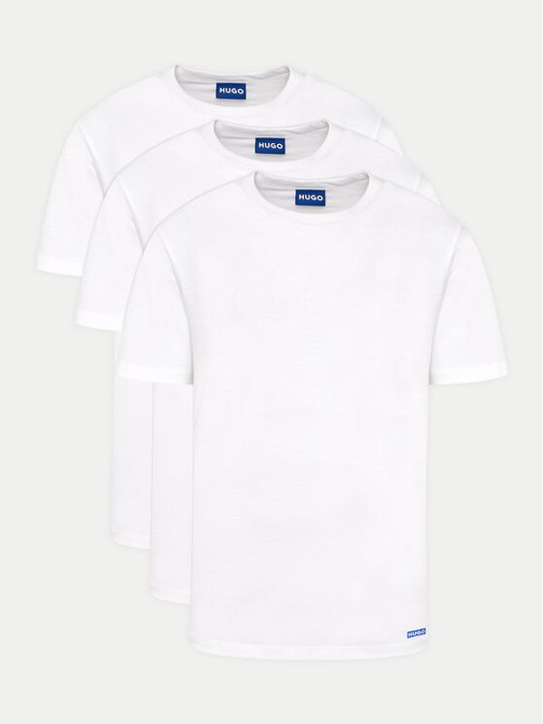 Hugo Hugo Set od 3 majice Naolo 50522382 Bijela Regular Fit