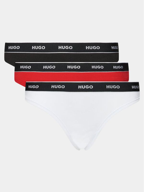 Hugo Hugo Set od 3 para tangica Triplet Thong 50480150 Šarena