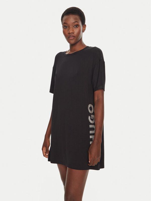 Hugo Hugo Spavaćica Unite Nighty 50522897 Crna Relaxed Fit
