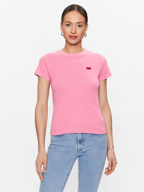 Hugo Hugo T-shirt 50489117 Ružičasta Regular Fit