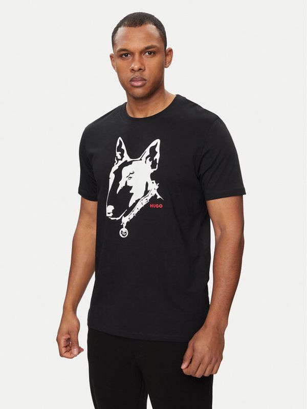 Hugo Hugo T-shirt Dammock 50504916 Crna Regular Fit