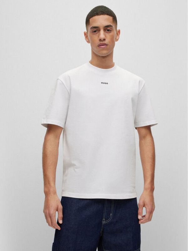 Hugo Hugo T-shirt Dapolino 50488330 Bijela Relaxed Fit