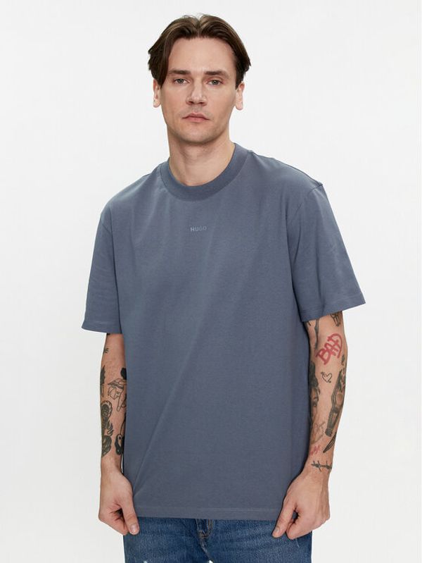 Hugo Hugo T-shirt Dapolino 50488330 Plava Relaxed Fit