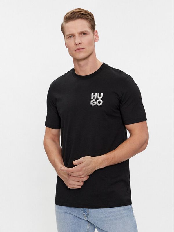 Hugo Hugo T-shirt Detzington241 50508944 Crna Regular Fit