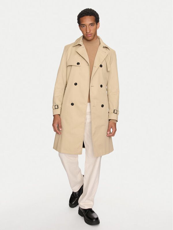 Hugo Hugo Trench Maluks2341 50507736 Bež Regular Fit