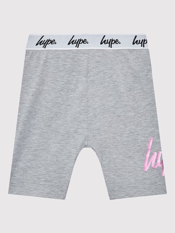 HYPE HYPE Sportske kratke hlače ZVLR-295 Siva Slim Fit
