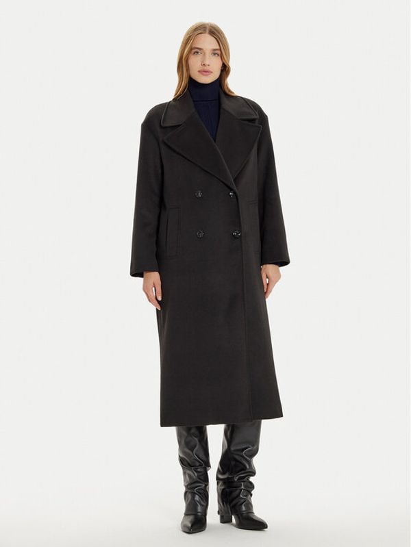 Imperial Imperial Zimski kaput KI54IID Crna Loose Fit