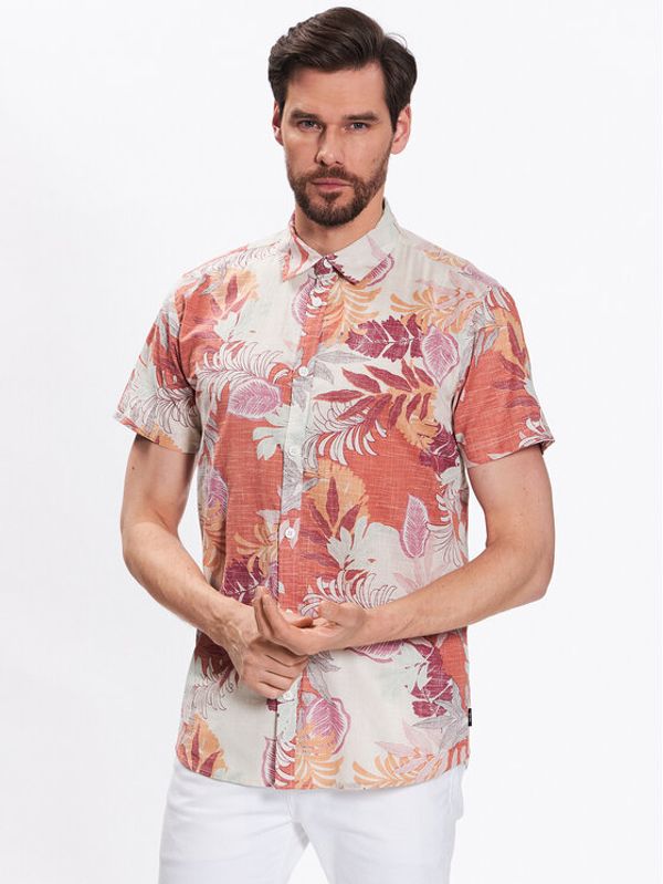INDICODE INDICODE Košulja Hurley 20-352 Narančasta Regular Fit