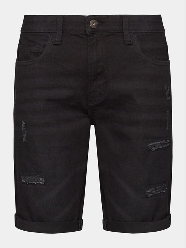 INDICODE INDICODE Kratke traperice Kaden Holes 70-104 Crna Regular Fit