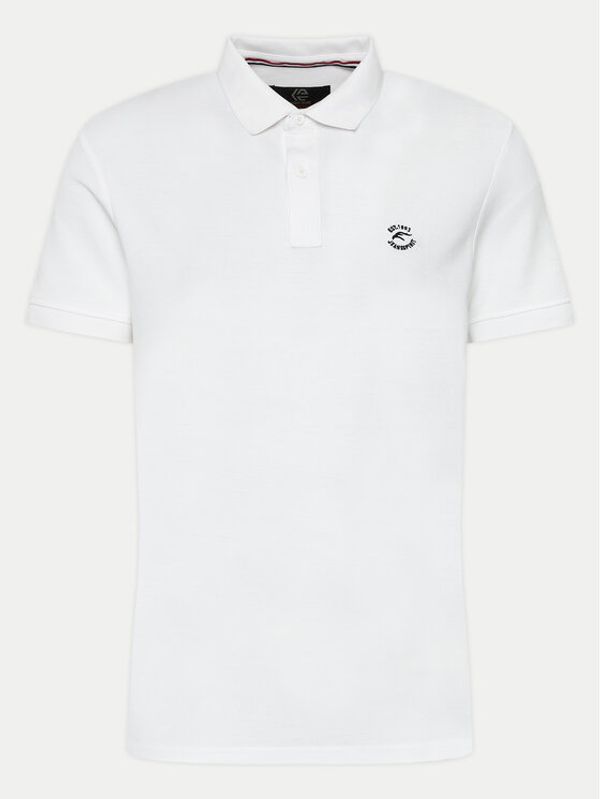 INDICODE INDICODE Polo Wadim 40-913 Bijela Slim Fit