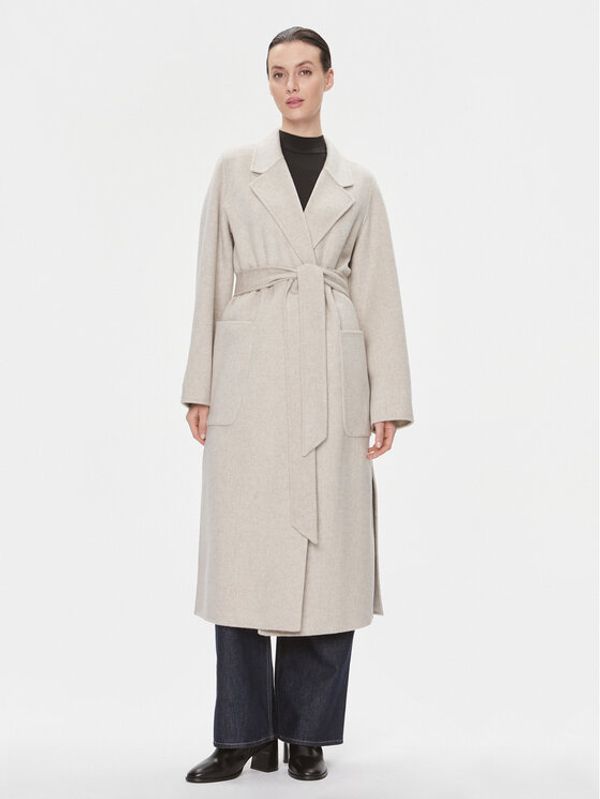 IVY OAK IVY OAK Vuneni kaput Celia IO1123F1046 Bež Loose Fit