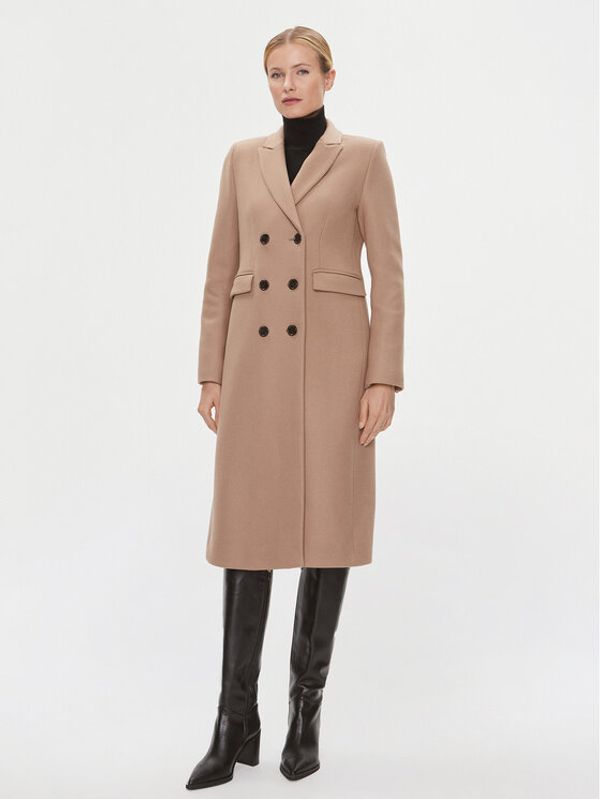 IVY OAK IVY OAK Vuneni kaput Celina IO1123F1013 Bež Slim Fit