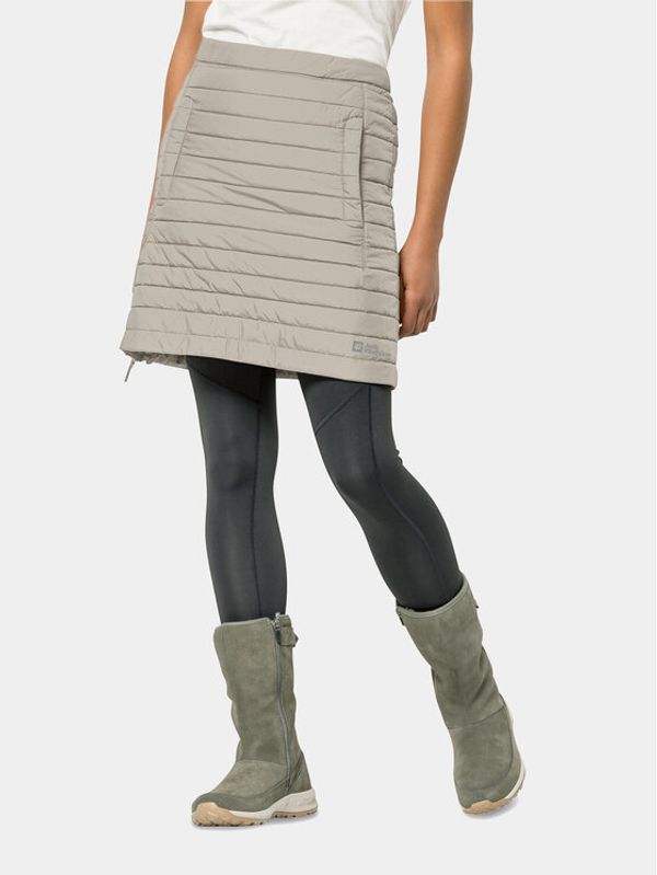 Jack Wolfskin Jack Wolfskin Mini suknja Iceguard Skirt 1503093 Siva Slim Fit
