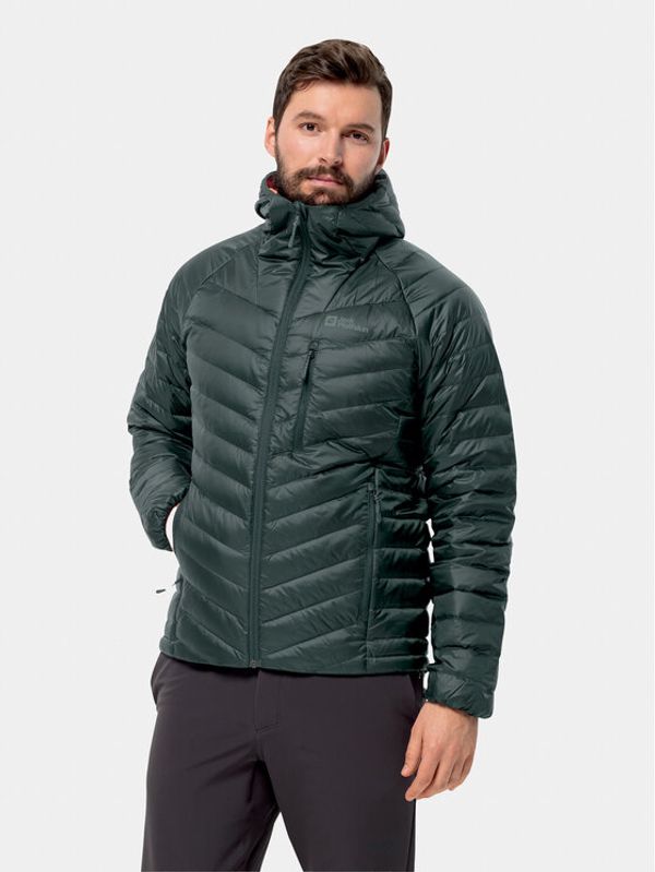 Jack Wolfskin Jack Wolfskin Pernata jakna Passamani Down Hoody 1207241 Kaki Regular Fit