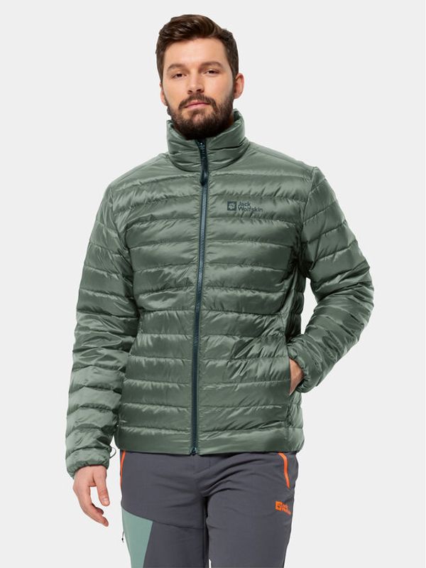 Jack Wolfskin Jack Wolfskin Pernata jakna Pilvi Down Jkt 1207701 Zelena Regular Fit