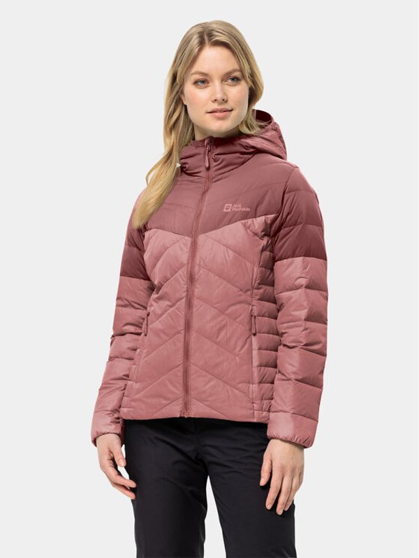 Jack Wolfskin Jack Wolfskin Pernata jakna Tundra Down Hoody 1206642 Ružičasta Slim Fit