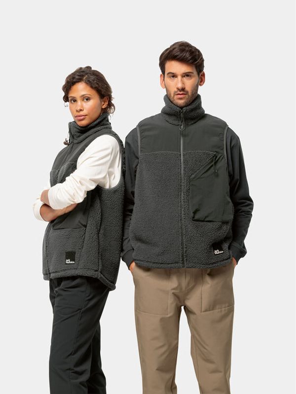 Jack Wolfskin Jack Wolfskin Prsluk Maarweg Vest 1711441 Siva Regular Fit