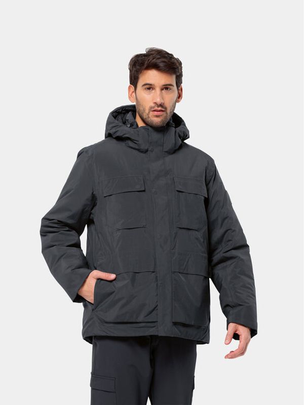Jack Wolfskin Jack Wolfskin Zimska jakna Textor Utility Jkt 1116101 Crna Regular Fit