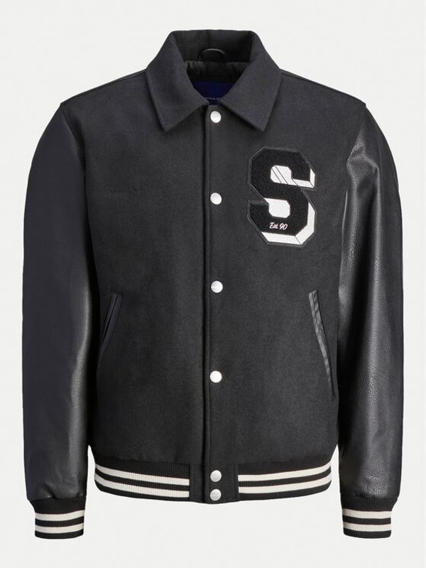 Jack&Jones Jack&Jones Bomber Carter 12260455 Crna Regular Fit