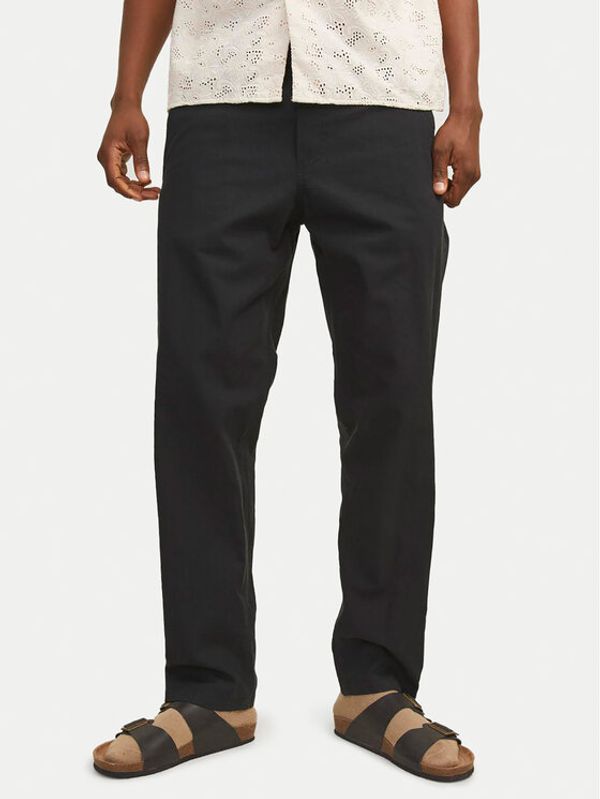 Jack&Jones Jack&Jones Hlače Summer 12248606 Crna Relaxed Fit